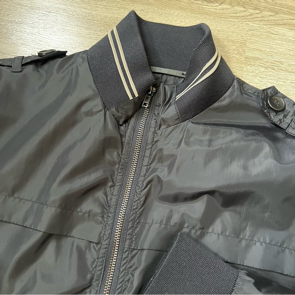 HM Men's Black Bomber Jacket - Picture 2 of 4